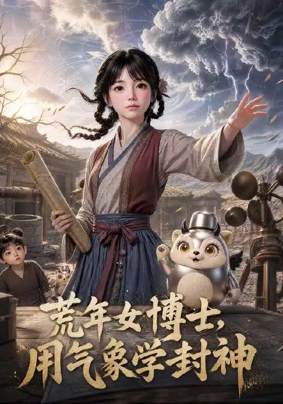 荒年女博士,用气象学封神&荒年女博士用气象学封神(65集)AI短剧