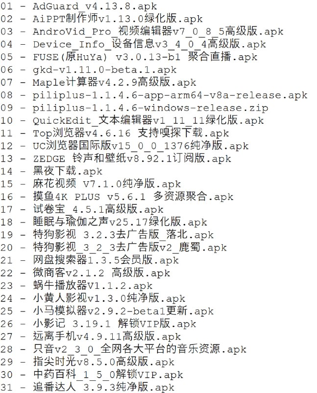 破解软件更新20251011期