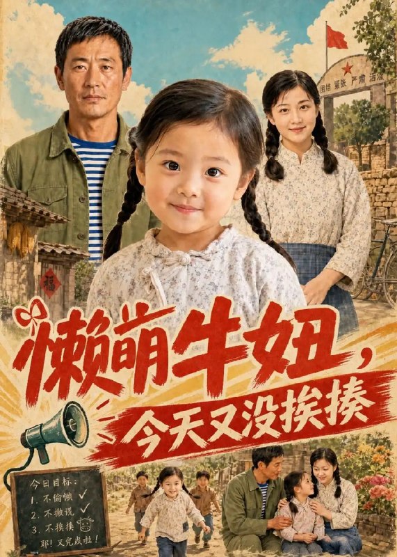 懒萌牛妞,今天又没挨揍&懒萌牛妞今天又没挨揍(142集) AI短剧