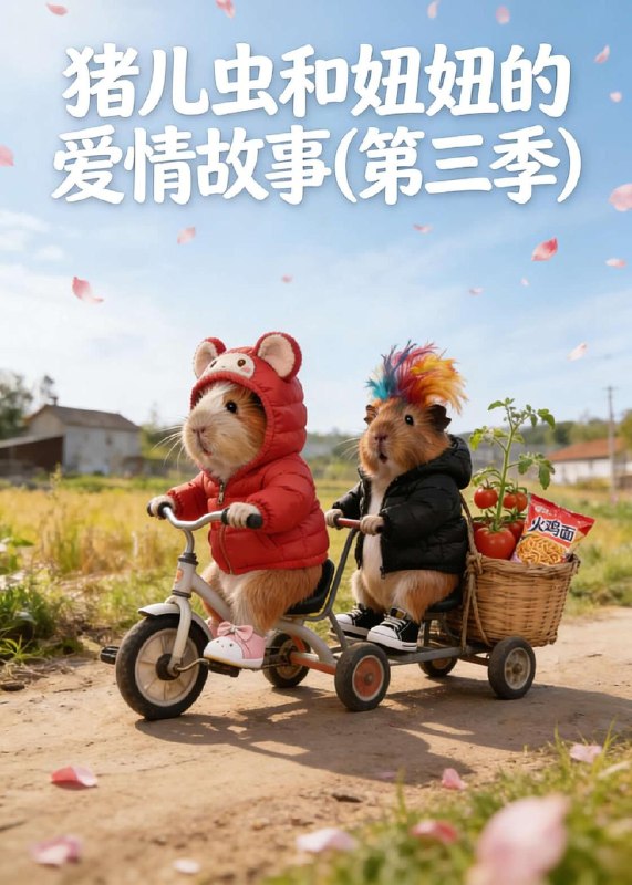猪儿虫和妞妞的爱情故事第三季 (10集) Ai短剧 | 短剧