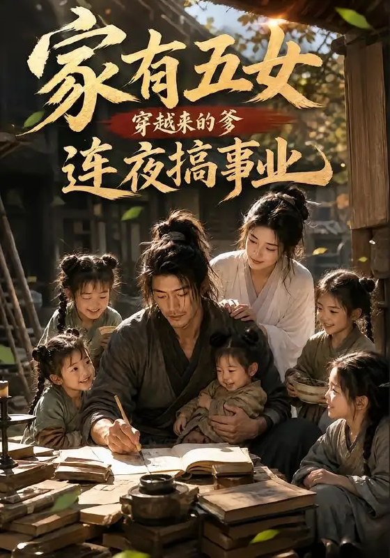 家有五女,穿越来的他连夜搞事业!&家有五女穿越来的他连夜搞事业(75集)AI短剧