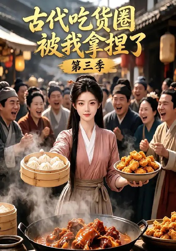 古代吃货圈被我拿捏了第三季(127集)AI短剧