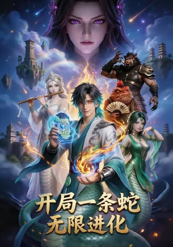 开局一条蛇无限进化 (83集) | 短剧