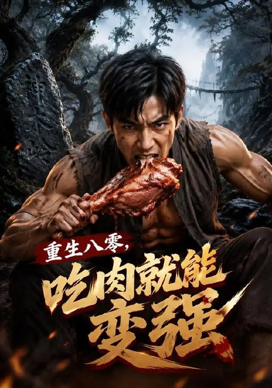 重生八零，吃肉就能变强&重生八零吃肉就能变强（54集）AI短剧