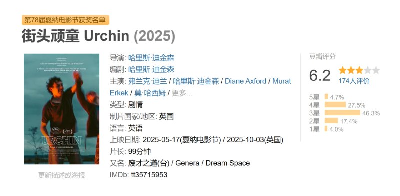 街头顽童 Urchin (2025)-淘客掘金网
