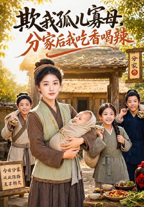 欺我孤儿寡母,分家后我吃香喝辣&欺我孤儿寡母分家后我吃香喝辣(80集)AI短剧