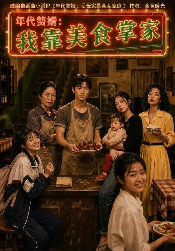 年代赘婿我靠美食掌家&年代赘婿我靠美食掌家（100集）AI短剧
