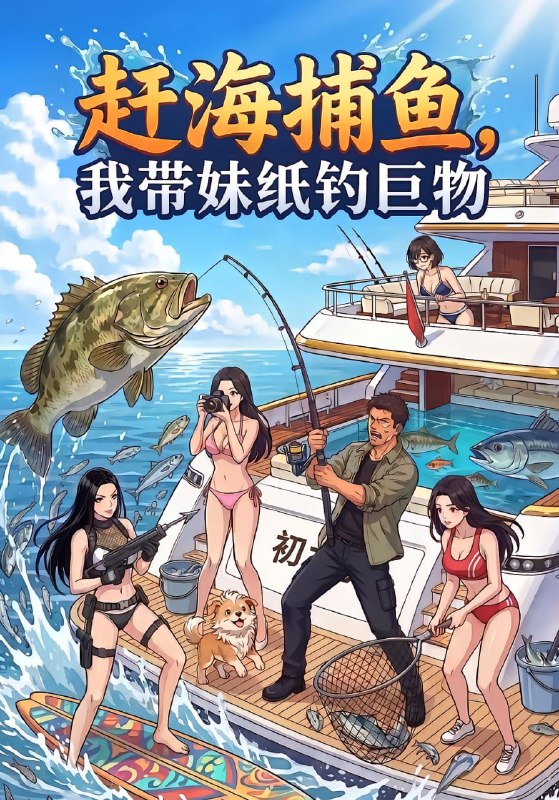 赶海捕鱼，我带妹纸钓巨物（68 集）