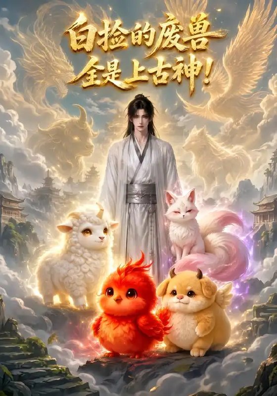 白捡的废兽全是上古神（60集）AI短剧