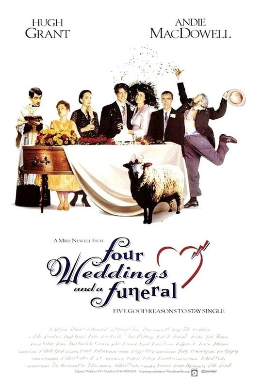 四个婚礼和一个葬礼 Four Weddings and a Funeral (1994) 1080p 原盘Remux 中文字幕 【33.46GB】已刮削