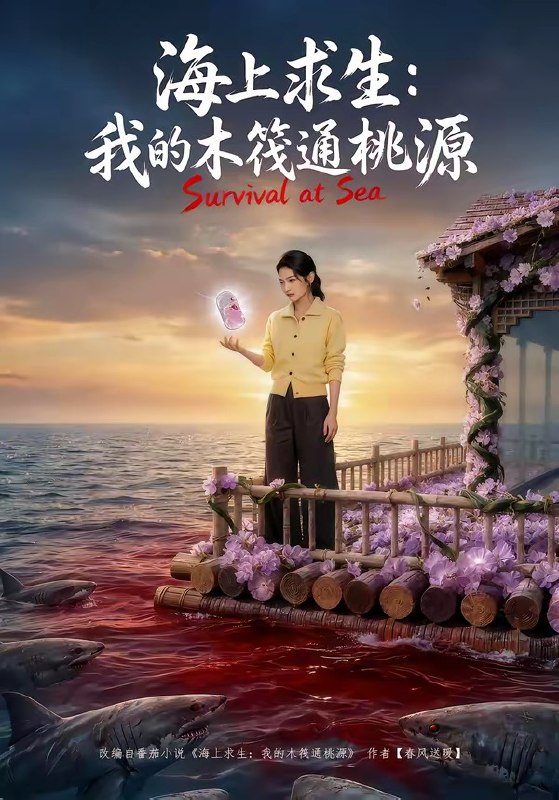 海上求生我的木筏通桃源 (100集) | 短剧