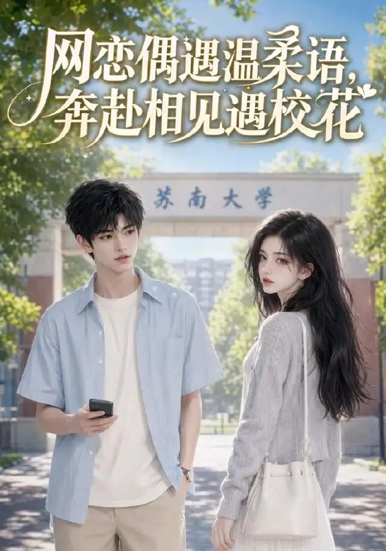 网恋偶遇温柔语,奔赴相见遇校花&网恋偶遇温柔语奔赴相见遇校花(89集)AI短剧
