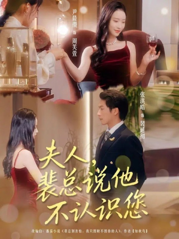 夫人裴总说他不认识您（75集）张淇皓&尹晨攒|短剧