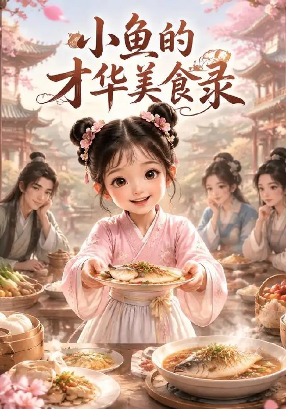 小鱼的才华美食堂（20集）AI短剧