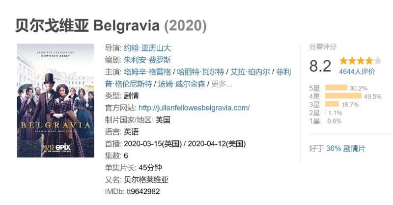 贝尔戈维亚 Belgravia (2020)