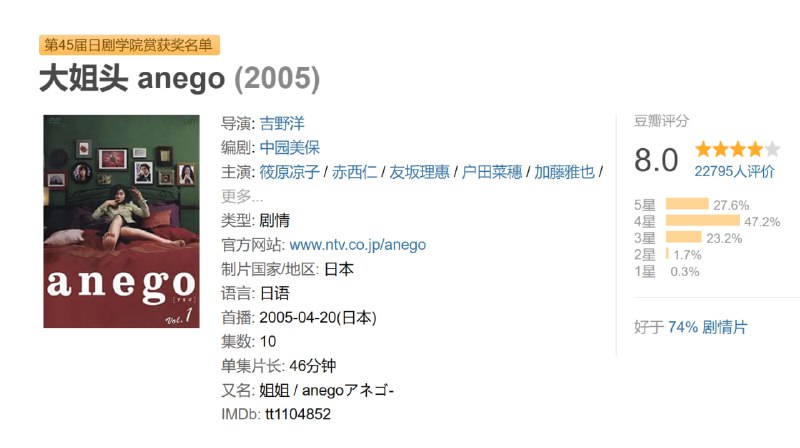 大姐头 anego (2005)