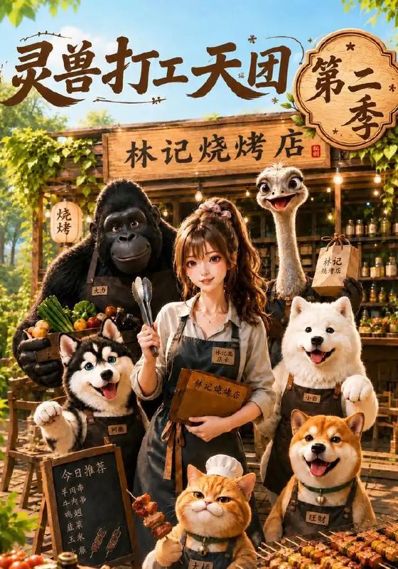 灵兽打工天团第二季(119集)AI短剧