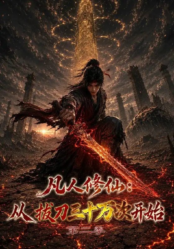 凡人修仙从拔刀三十万次开始第二季&凡人修仙从拔刀三十万次开始第二季(121集)AI短剧
