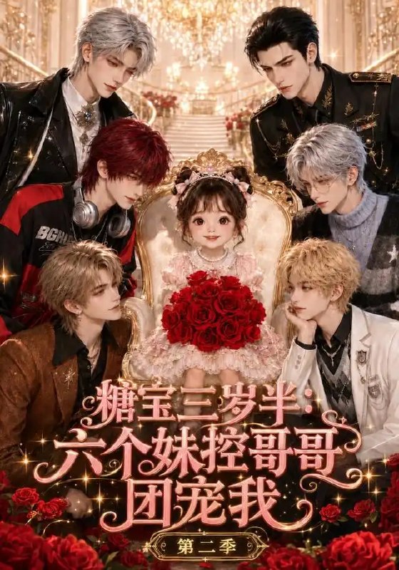 糖宝三岁半六个妹控哥哥团宠我第二季&糖宝三岁半六个妹控哥哥团宠我第二季（135集）AI短剧