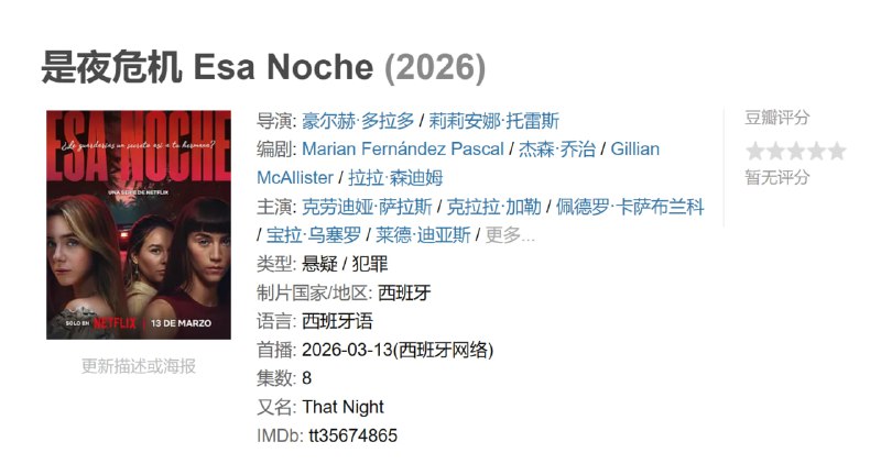 是夜危机 Esa Noche (2026)