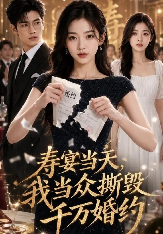 寿宴当天，我当众撕毁千万婚约&寿宴当天我当众撕毁千万婚约（55集） AI短剧