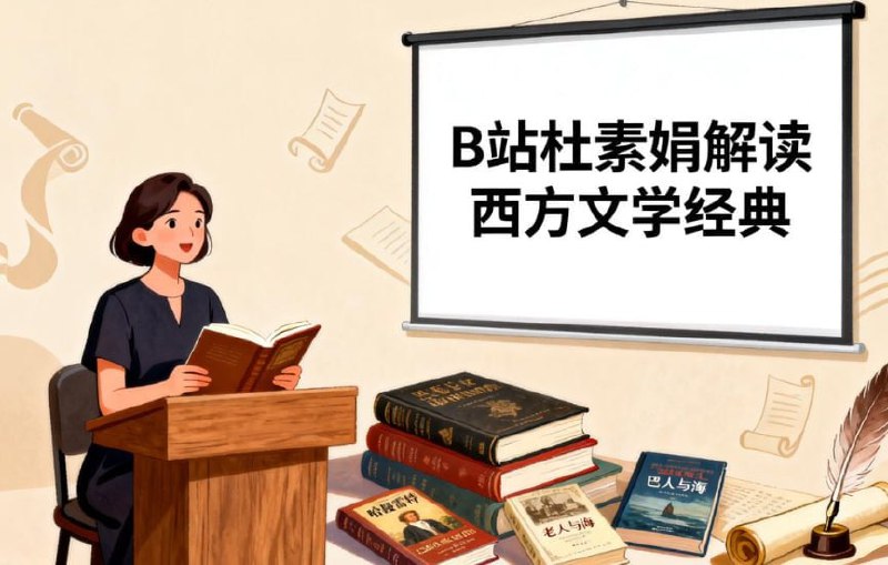 B站精品课，杜素娟解读西方文学经典，30部名著精讲