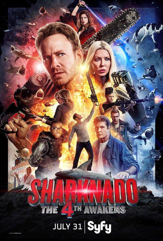 鲨卷风4:四度觉醒 Sharknado 4: The 4th Awakens (2016) 1080p 原盘Remux 中文字幕 【18.24GB】已刮削