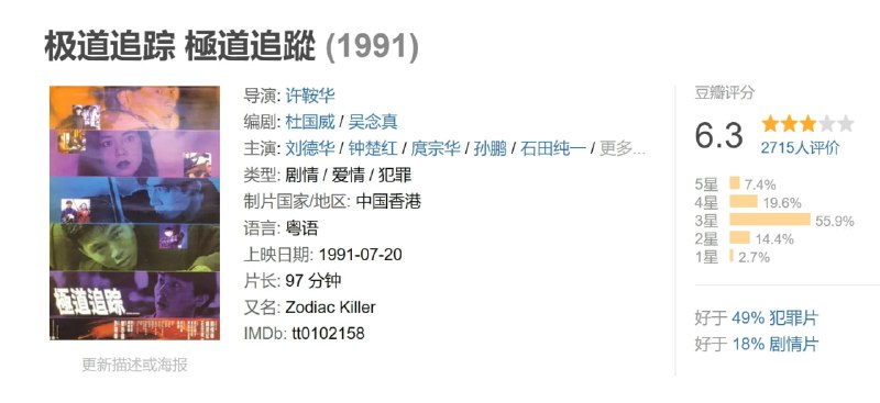极道追踪 極道追蹤 (1991)