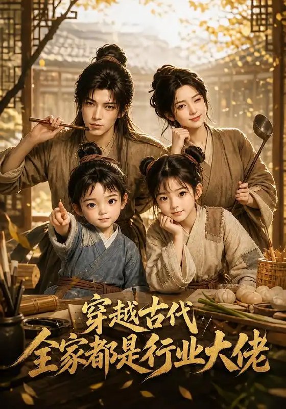 穿越古代，全家都是行业大佬&穿越古代全家都是行业大佬（135集）AI短剧
