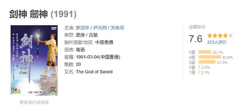 剑神 劒神 (1991)