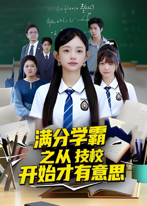 满分学霸之从技校开始才有意思 (50集) 张海焱&吕丹妮 | 短剧