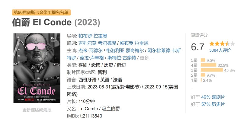 伯爵 El Conde (2023)