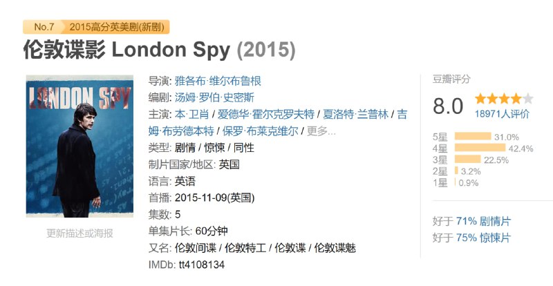 伦敦谍影 London Spy (2015)-淘客掘金网