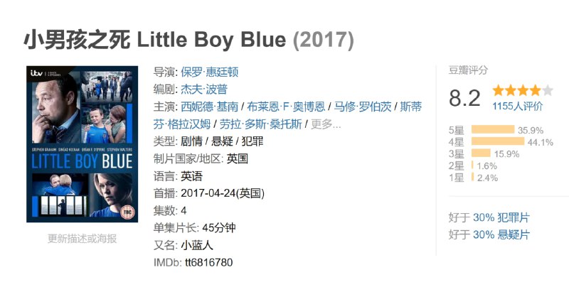 小男孩之死 Little Boy Blue (2017)