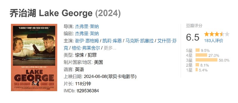 乔治湖 Lake George (2024)
