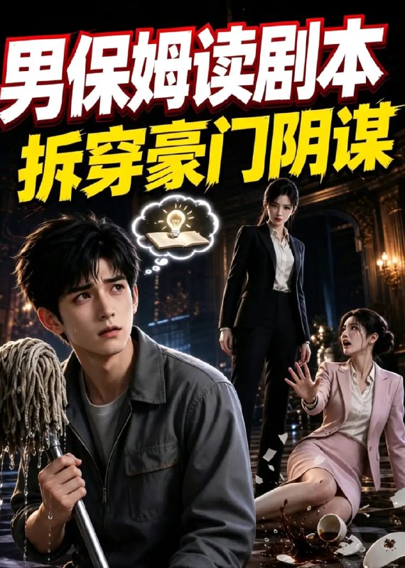 男保姆读剧本拆穿豪门阴谋（56集）AI短剧