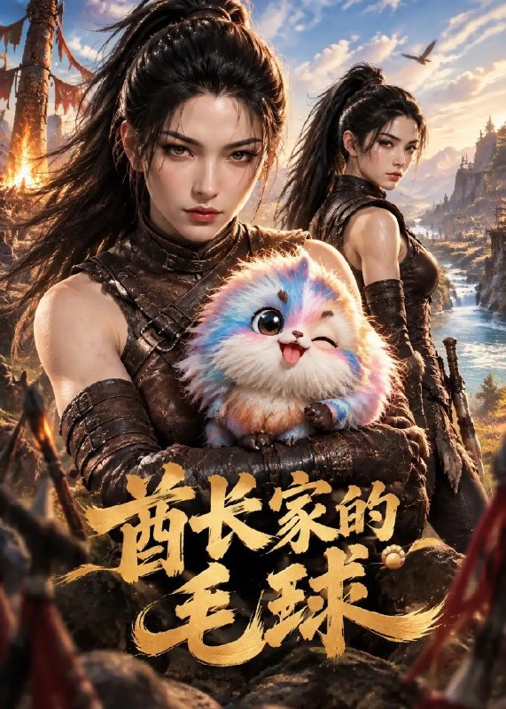 酋长家的毛球（37集）AI短剧