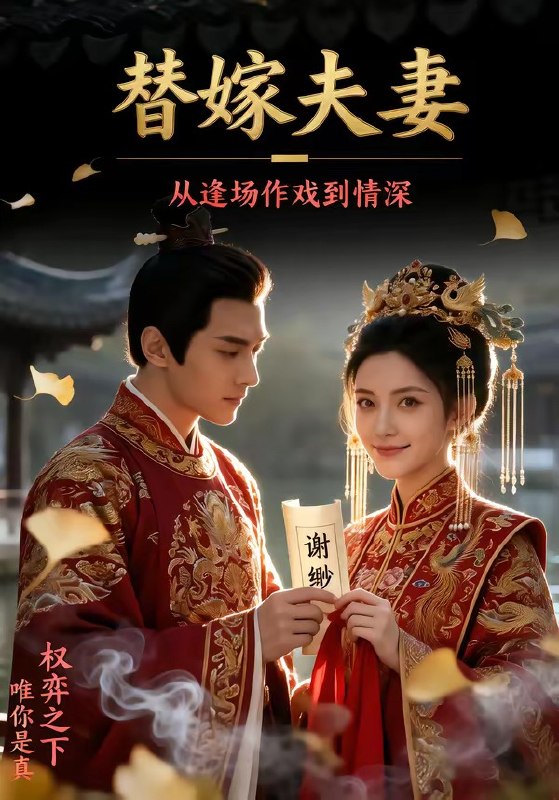 替嫁夫妻从逢场作戏到情深 (110集) | 短剧