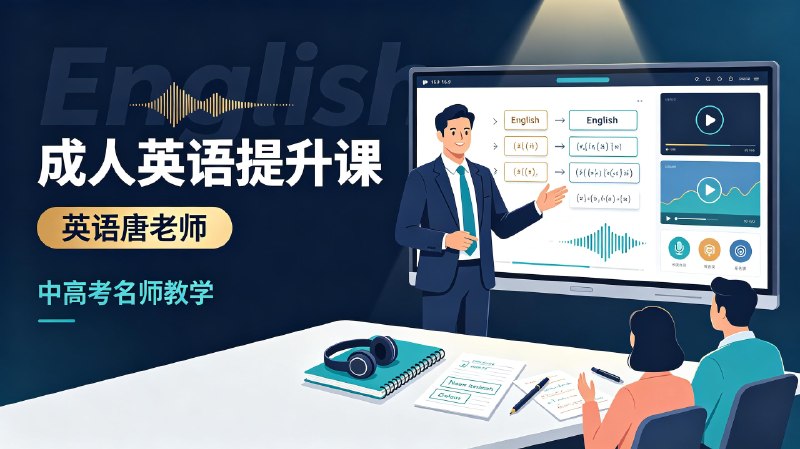唐老师-成人英语提升课_英语唐老师(新东方中高考名师)