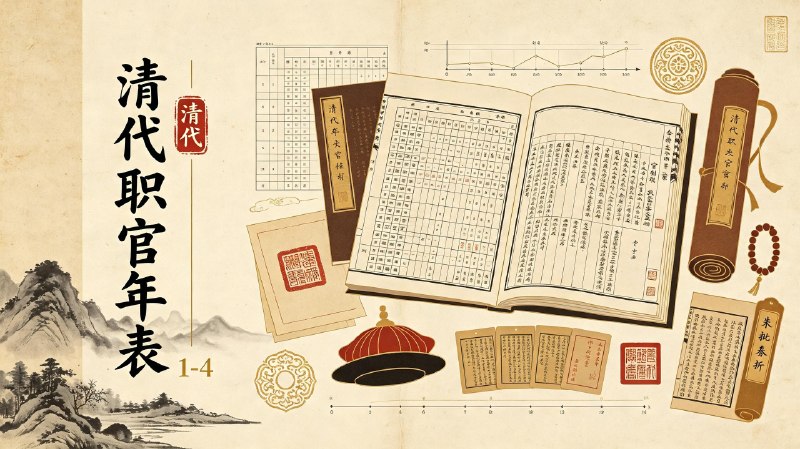 清代职官年表(1-4)｜职官制度｜古籍资料