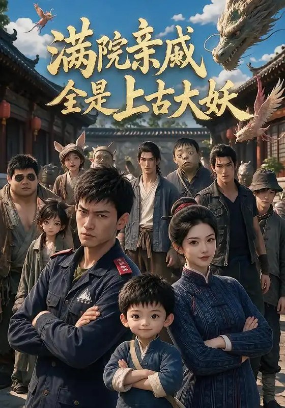 满院亲戚全是上古大妖（63集）AI短剧