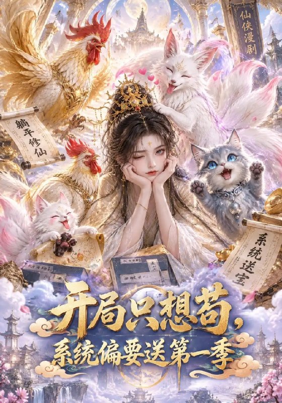 开局只想苟系统偏要送第一季（200集）AI短剧