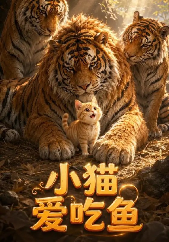 小猫爱吃鱼（37集）AI短剧