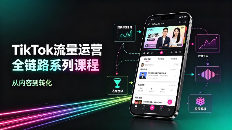 TikTok流量运营全链路系列课程