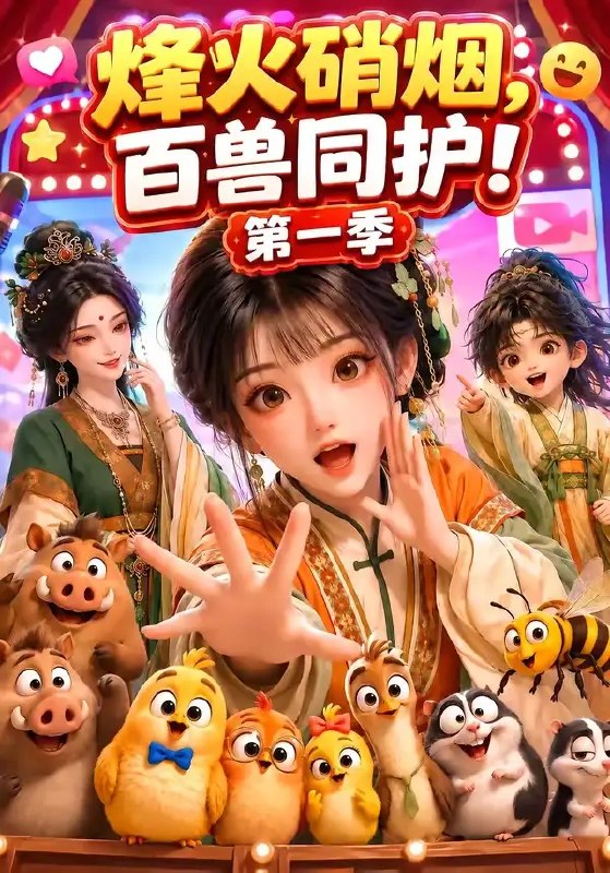 烽火硝烟，百兽同护！第一季&烽火硝烟百兽同护第一季（64集）AI短剧