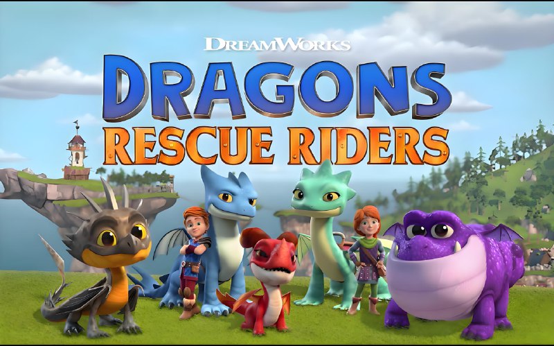 少儿英语启蒙动画《龙族：救援骑士 Dragons：Rescue Riders 1-6季 (视频+音频) 》