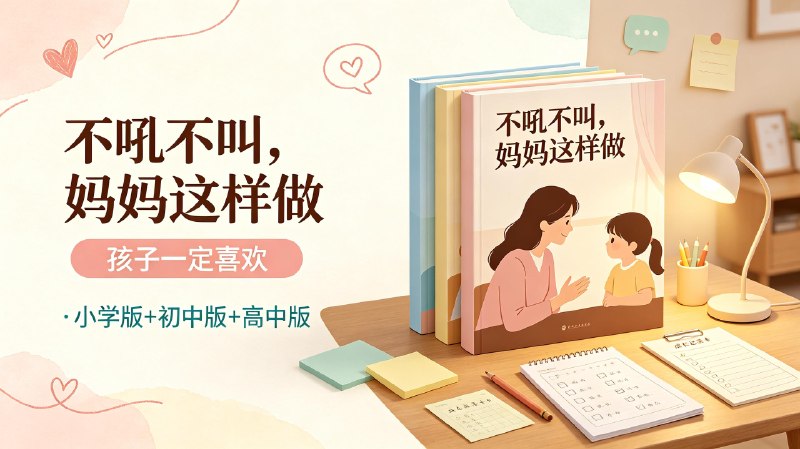 不吼不叫，妈妈这样做，孩子一定喜欢（套装三册）小学版+初中版+高中版
