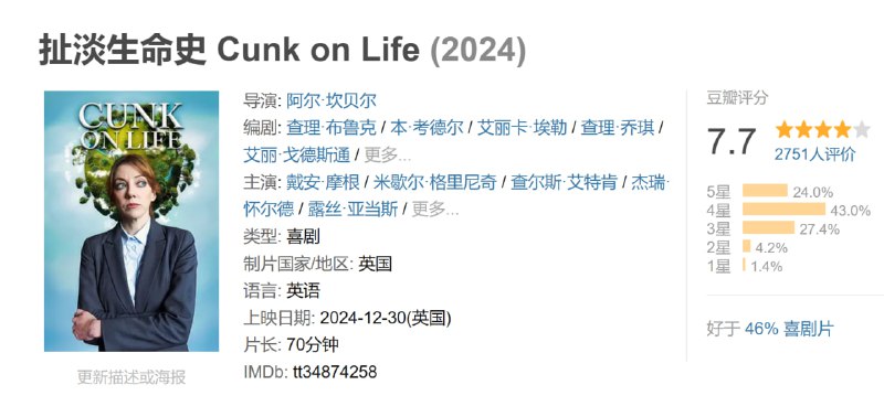 扯淡生命史 Cunk on Life (2024)