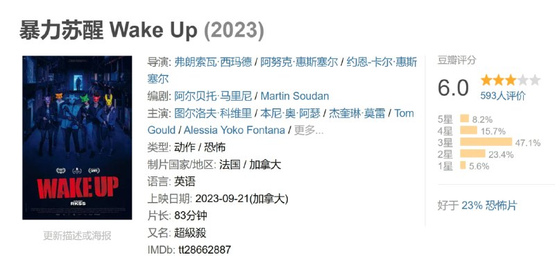 暴力苏醒 Wake Up (2023)