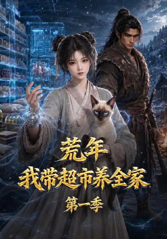 荒年,我带超市养全家第一季&荒年我带超市养全家第一季(123集)AI短剧